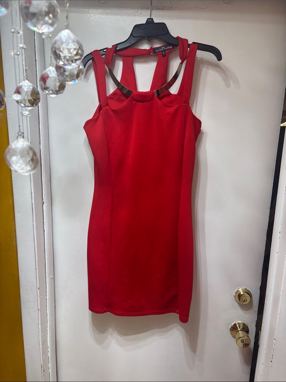 Almost Famous Red Strappy Mini Dress